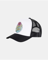 Santa Cruz - Cactus Dot Trucker Cap - Teens