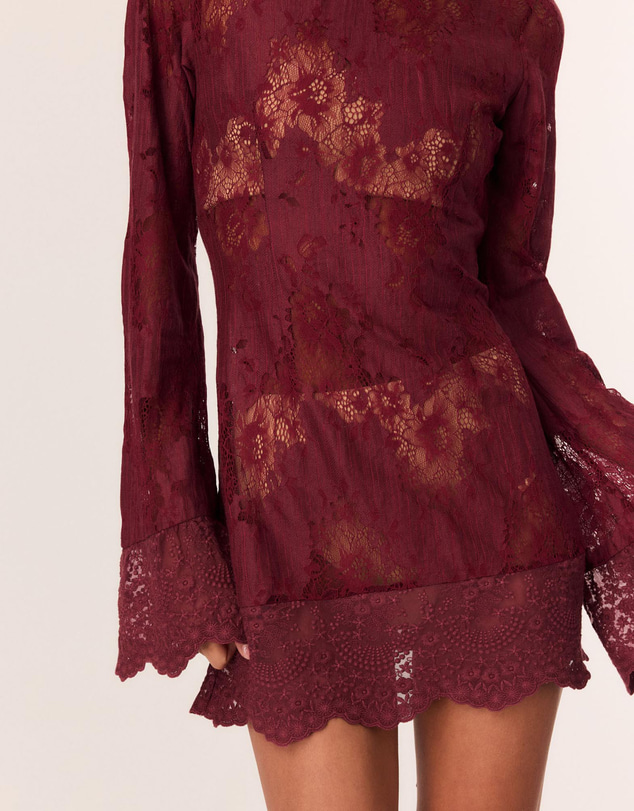 SNDYS - Astra Lace Mini Dress