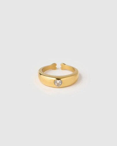 Arms Of Eve - Mi Amour Gold Ring - Stone