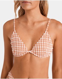 Billabong - Womens Wave Check Reese Underwire Bikini Top