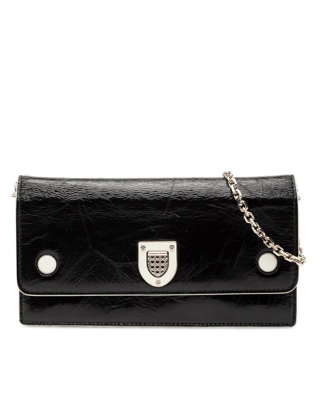 Pre-Loved by Azura Reborn - Pre-Loved Patent Diorever Croisiere Wallet on Chain