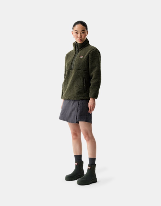 Hunter - Women's Tiorga 1/4 Zip Borg Fleece Kambaba