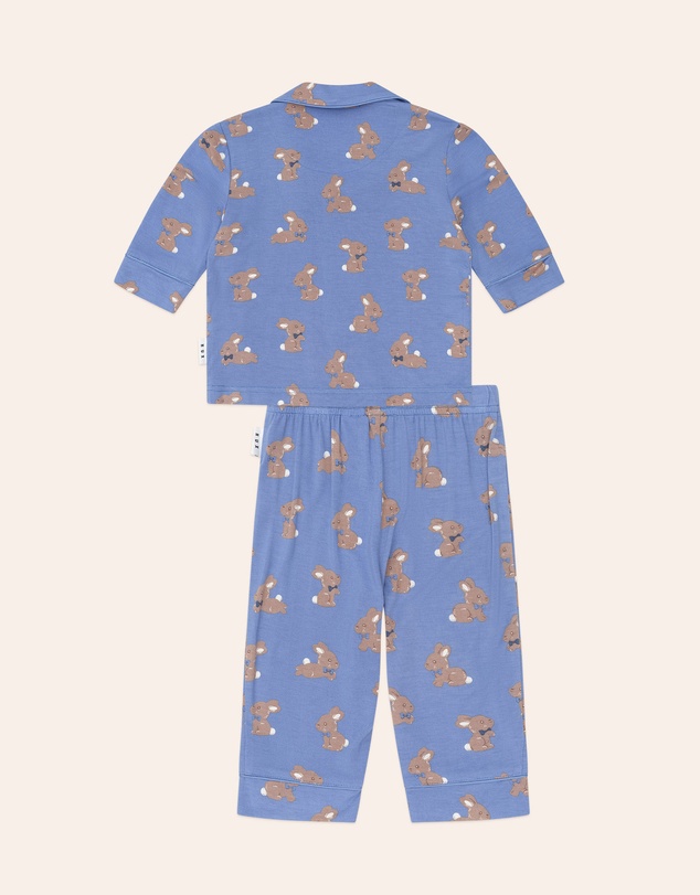 Huxbaby - Vintage Blue Bunny PJ Set - Babies-Kids