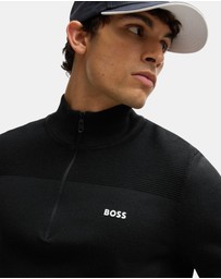 BOSS - Momentum Zip Neck Knitwear