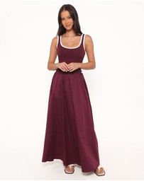 Petal & Pup - Finesse Maxi Dress - Burgundy