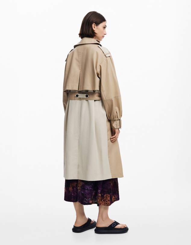 Desigual - Combined trench coat