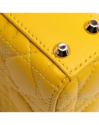 Pre-Loved by Azura Reborn - Pre-Loved Micro Lambskin Cannage Lady Dior