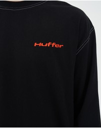 Huffer - LS Block Tee 220/Stitched