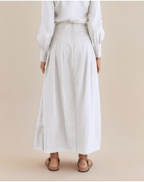 Amelius - Helene Ramie Draped Skirt