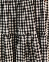 Atmos&Here - Ellison Tiered Gingham Skirt