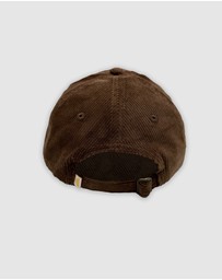 Banabae - Rad Teacher Cord Baseball Cap - Choc