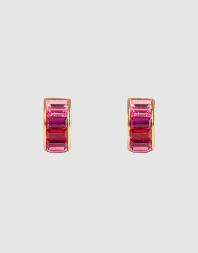FAIRLEY - Pink Ombre Crystal Huggies