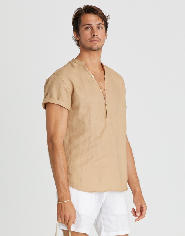 Aqua Blu Australia - Caramel Aaron Shirt