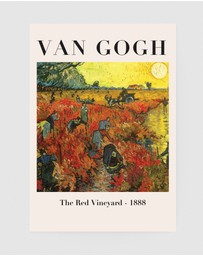 Inka Arthouse - The Red Vineyard by Van Gogh Art Print