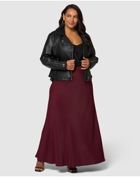 Something 4 Olivia - Luxe Satin Maxi Skirt