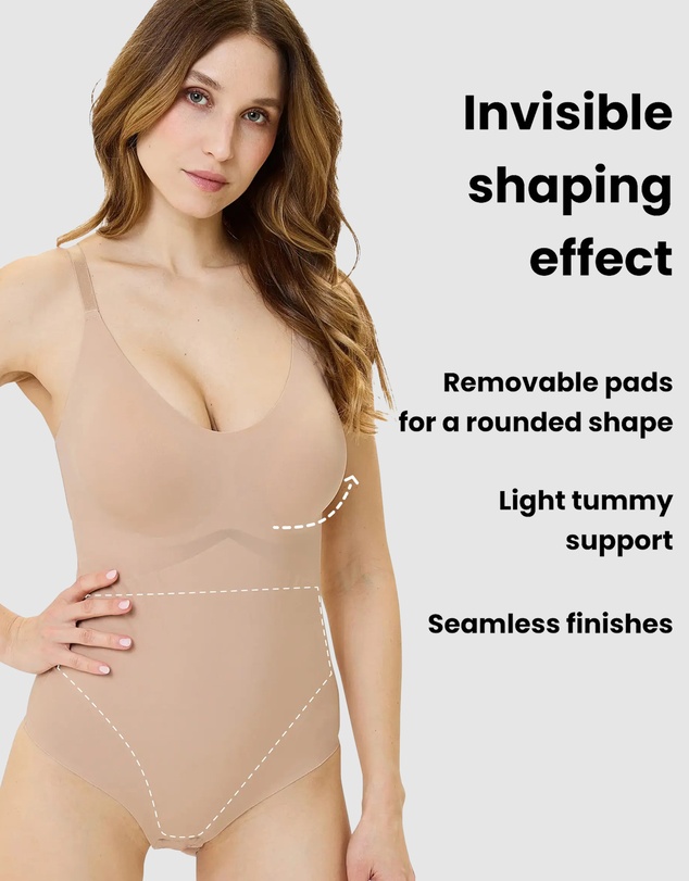 Sans Complexe - Pure Invisibility Light Shaping Bodysuit With Padded Cups