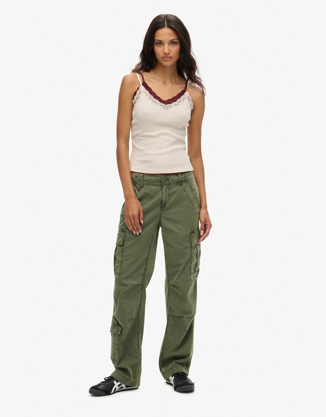 Superdry - Low Rise Straight Cargo Pant