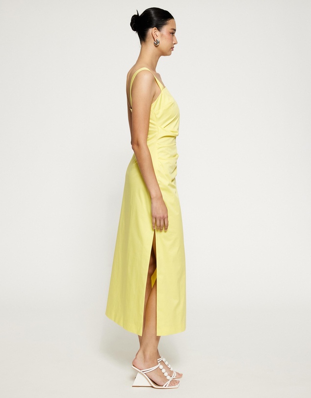 Lover - Grace Ruched Midi Dress