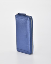 Cobb & Co - Portia RFID Protective Leather Zip Around Ladies Wallet