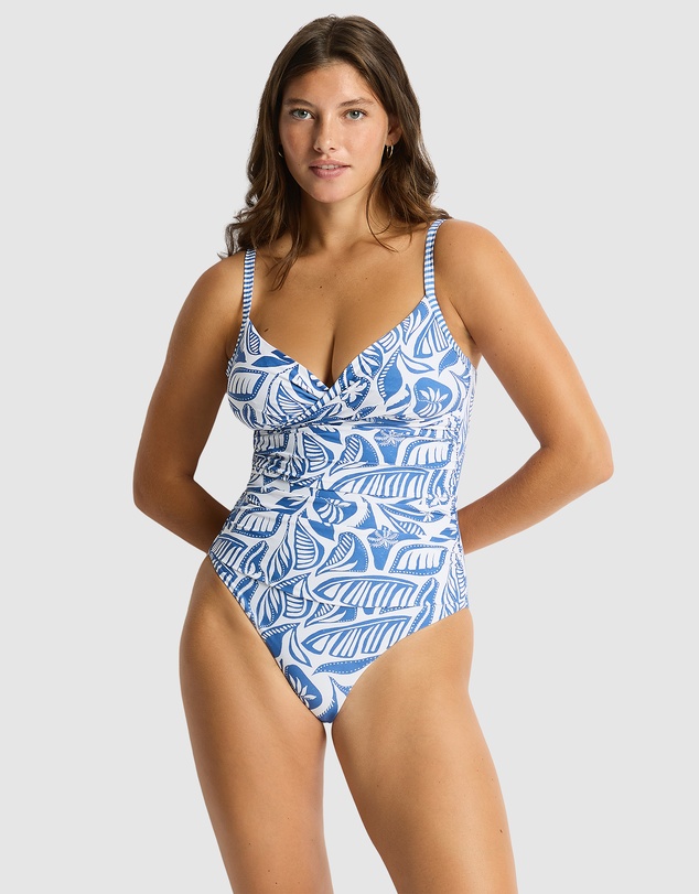 Sea Level Australia - Reef Cross Front Scoop Back One Piece