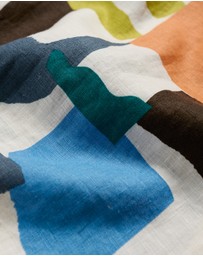 Seasalt - Seasalt Cornwall Multi Blue Heron Short Sleeve Shirt