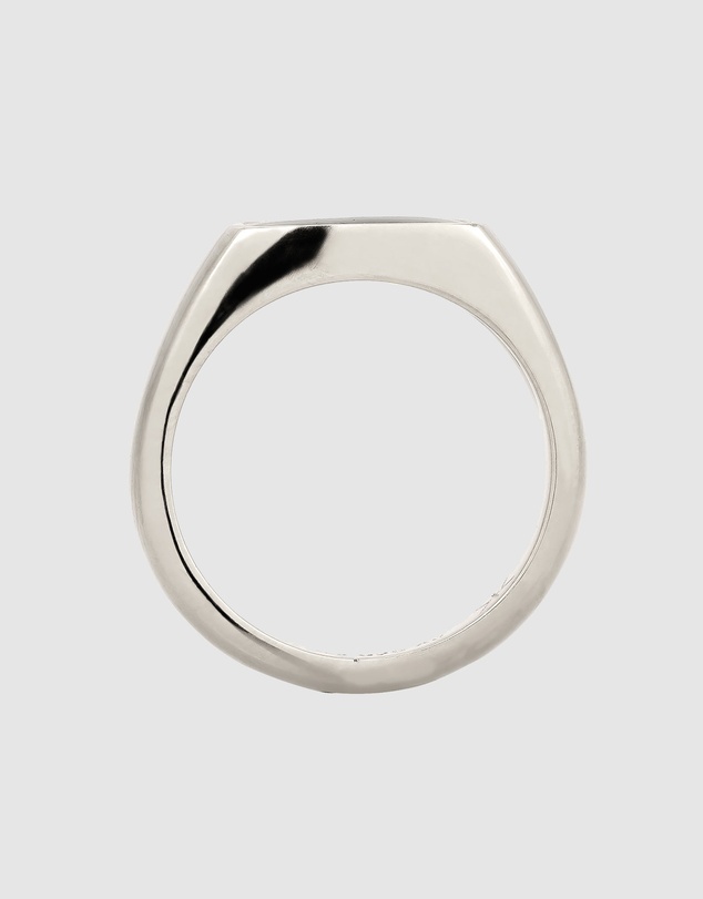 Kuzzoi - ICONIC EXCLUSIVE - Enamel Signet Ring in 925 Sterling Silver