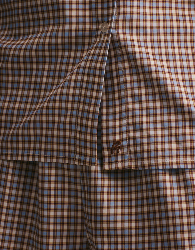 Resting - Soft Woven Cotton Jules Short Sleeve Shirt