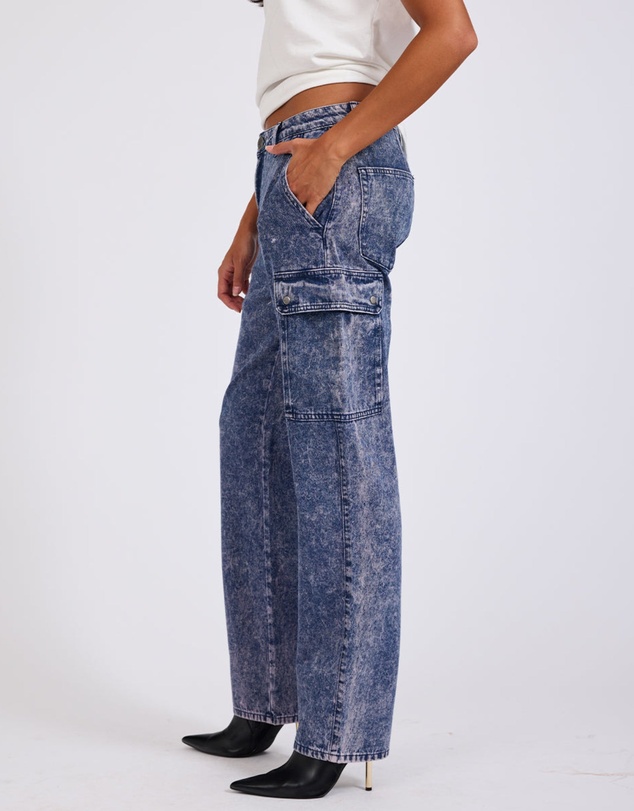 ONE TEASPOON - Purple Rain Cargo Motion Denim Jeans