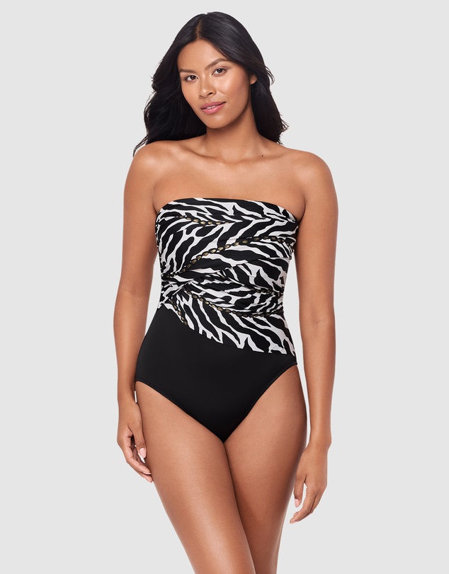 Magicsuit - Sand Tracks Goddess One Shoulder Tummy Control Swimsuit