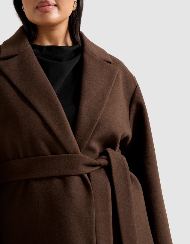 Forever New Curve - Adele Curve Wrap Coat