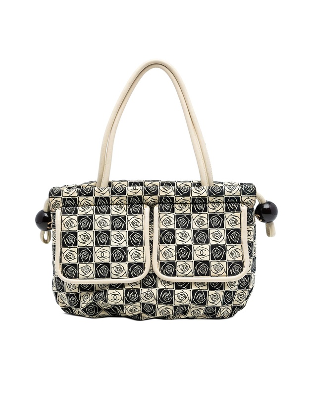 Pre-Loved by Azura Reborn - Pre-Loved Camellia Canvas Coco Ball Tote