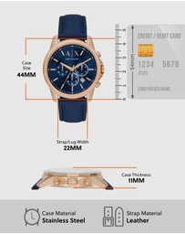 Armani Exchange - Armani Exchange Blue Watch AX1723