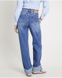 Subtitled - Demi Fold Hem Denim Jeans