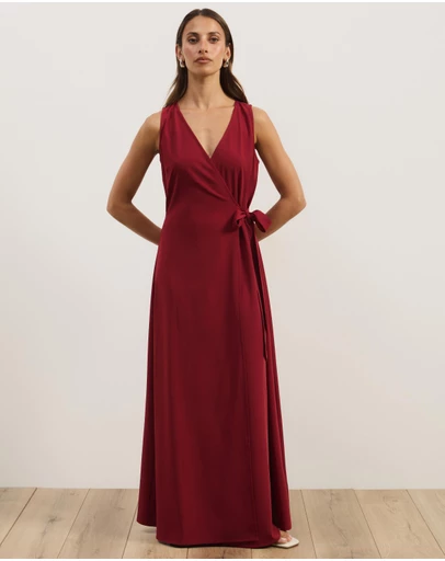 Atmos&Here - Lily Wrapover Midi Dress