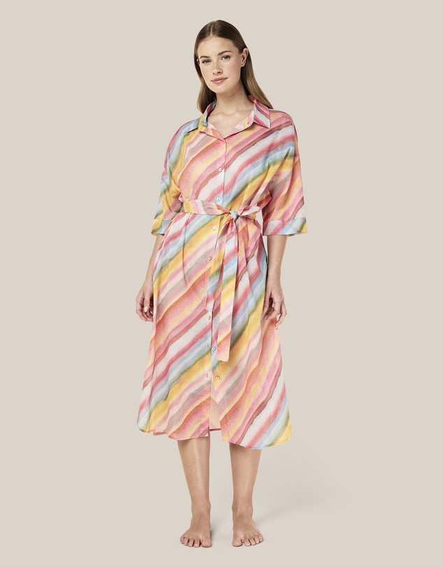 Papinelle - Sophie Stripe Relaxed Maxi Nightshirt