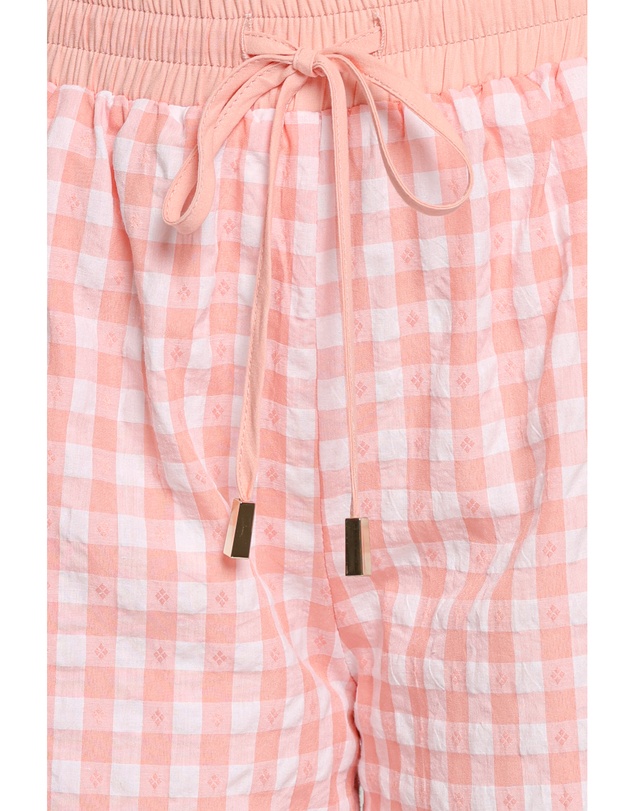 Petal & Pup - Rafa Wide Leg Pants - Pink Gingham