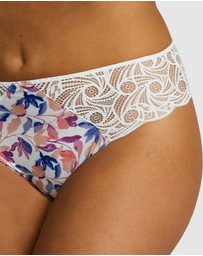 Sans Complexe - Ariane Fantaisy Microfibre & Lace Bikini Brief