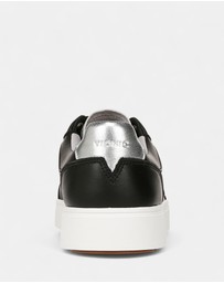 Vionic - Kimmie Court Sneaker - Black Silver