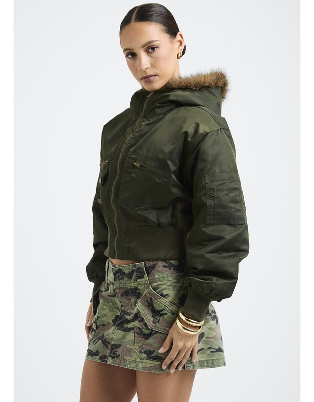 Neon Hart - Boston Hooded Puffer Jacket