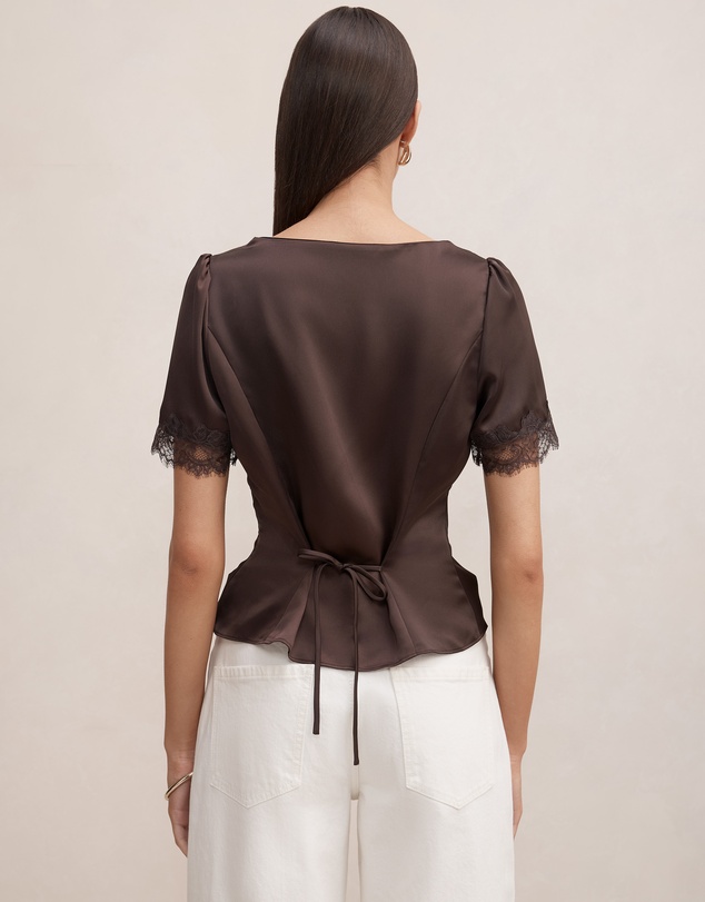 Forever New - Juliette Lace Trim Top