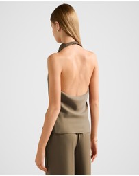 Forever New - Evelyn Halter Neck Backless Top