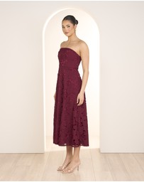 Pilgrim - Nellie Strapless Midi Dress