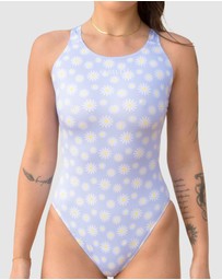 Salty Johnson - Dazzling Daisies Thick Strap One Piece