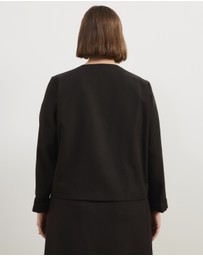 Atmos&Here Curvy - Sorelle Cropped Tailored Jacket