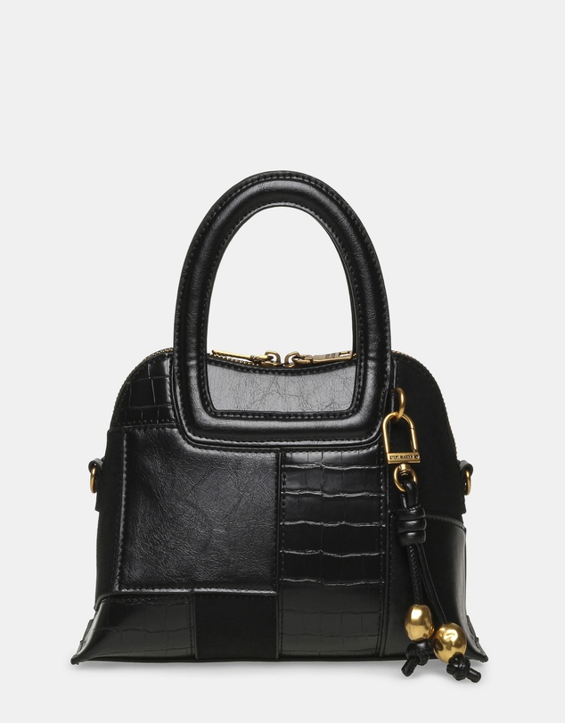 Steve Madden - BRomey Ml Black Top Handle Bag