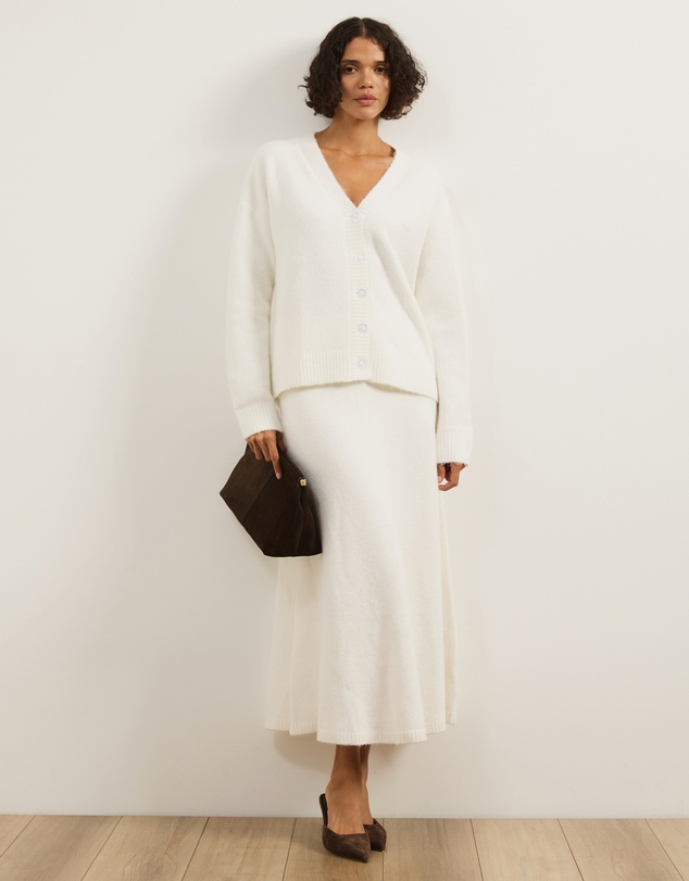 Atmos&Here - Katie Wool Blend Knitted Skirt
