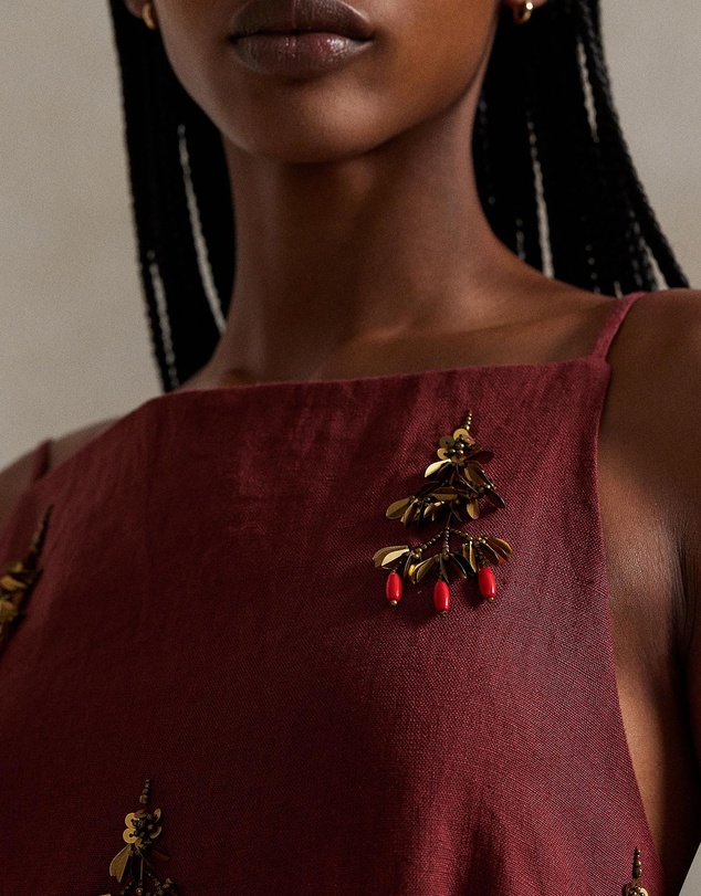 Polo Ralph Lauren - Beaded Linen Dress