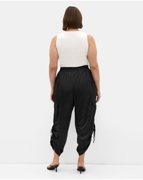 City Chic - Cargo Castle Satin Pant