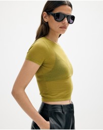 Minima Esenciales - Renna Lyocell Silk Blend Sheer Tee