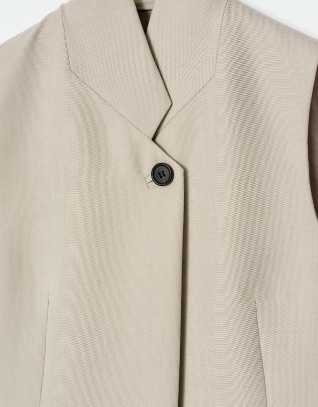 COS - Longline Wool Waistcoat